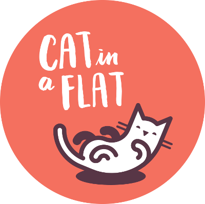 Cat in a Flat Logo